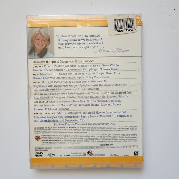Martha Stewarts Favorite Family Dinners DVD The Cooking Collection - Picture 2 of 6